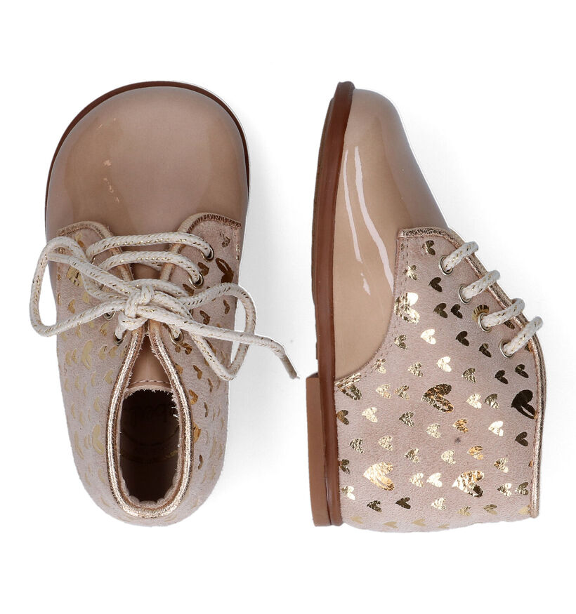 Beberlis Chaussures pour b&eacute;b&eacute; en Beige clair en nubuck (315690)