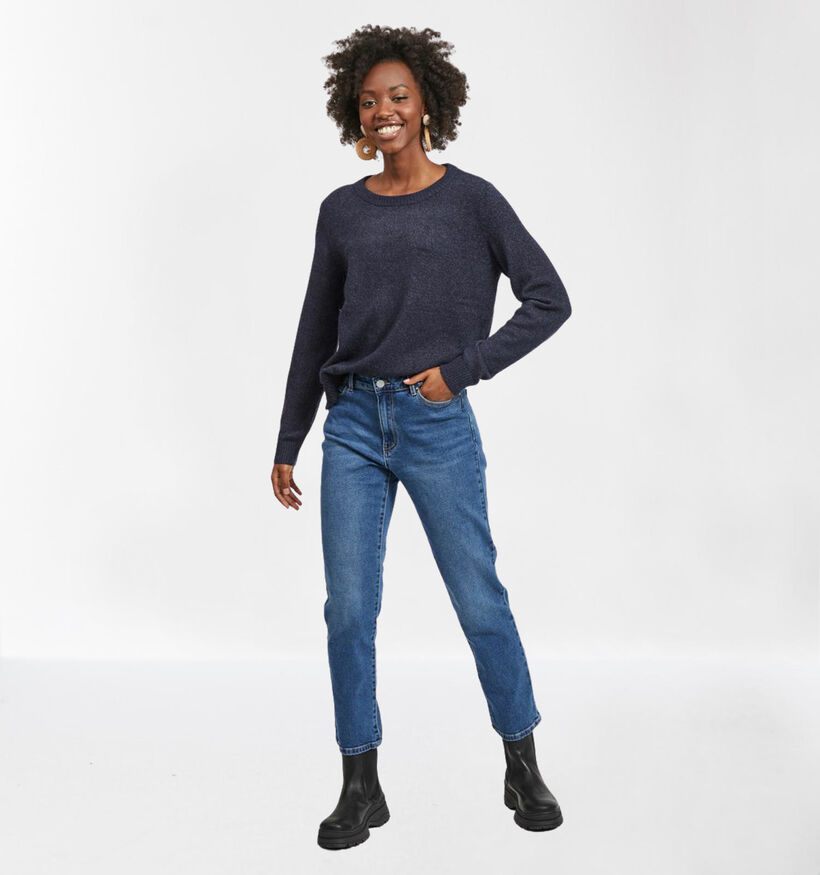 Vila Jeans en Bleu Cropped Straight Fit (278165)