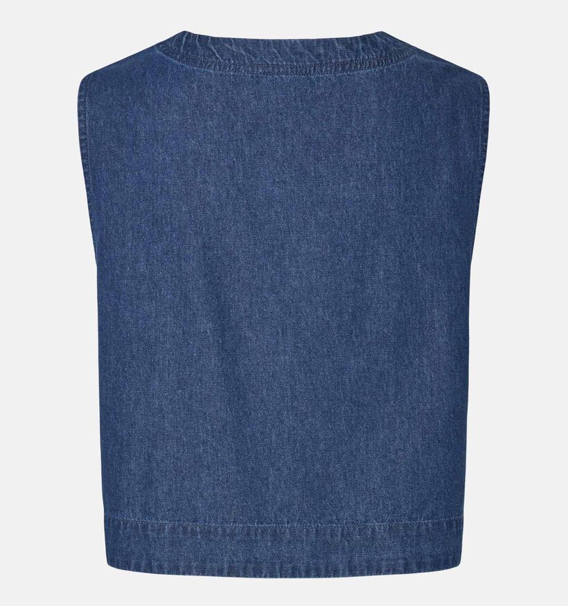 Pieces Tenim Blauw Jeans Topje voor dames (357401)