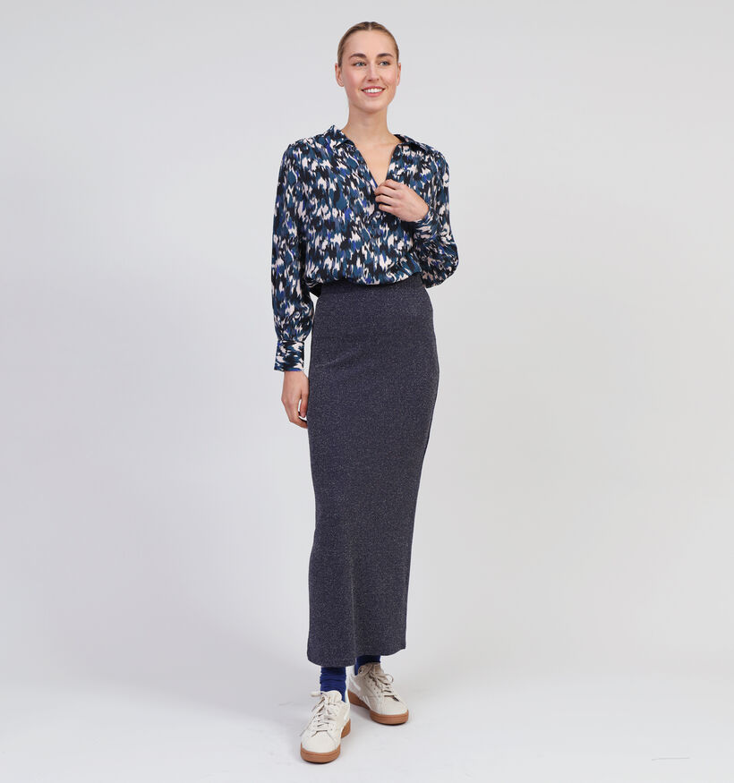 Pieces Lina Blauwe Lange rok voor dames (342969)