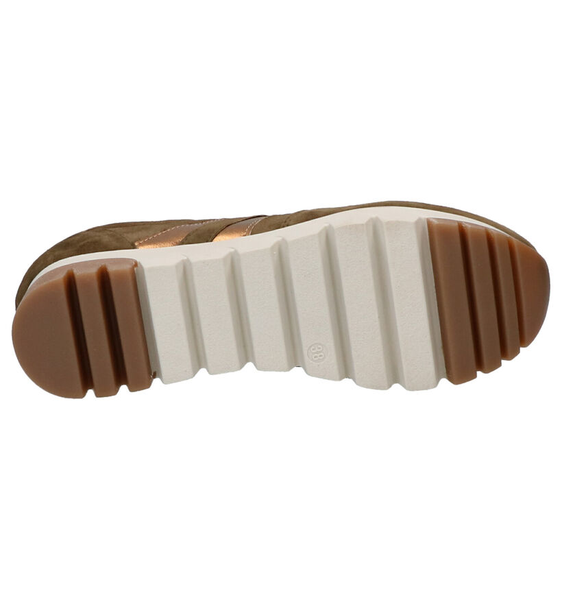 Kaki Sneakers Tamaris in daim (257194)