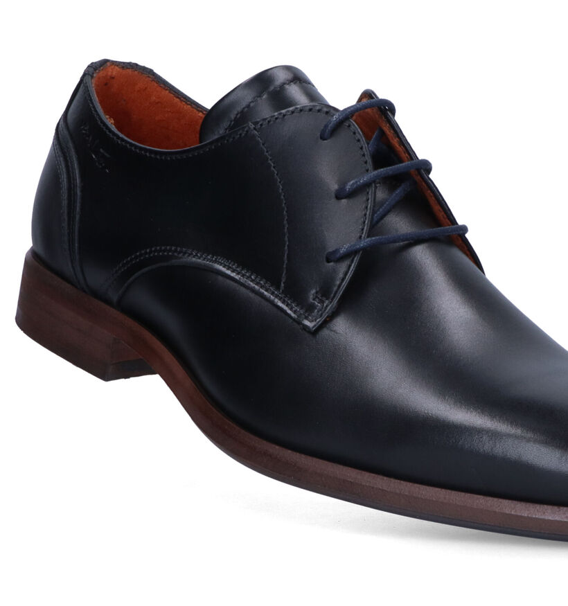 Van Lier Erasmo Chaussures classiques en Noir pour hommes (322506)