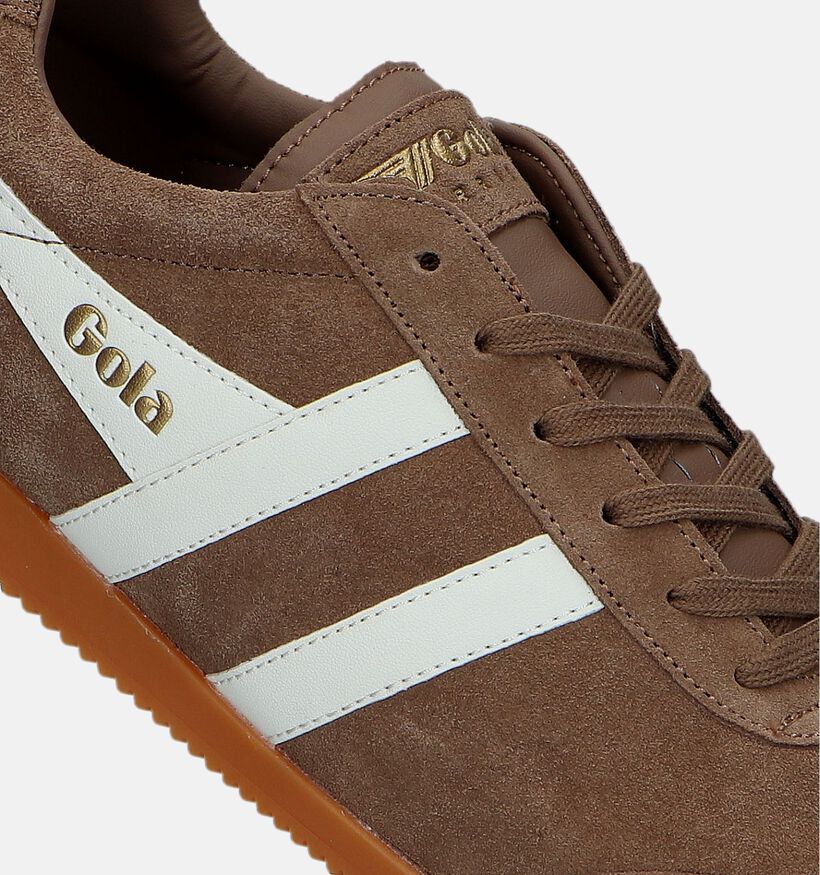 Gola Harrier Cognac Sneakers voor heren (340667) - geschikt voor steunzolen