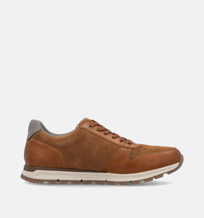 Rieker Cognac Veterschoenen voor heren (354796) - geschikt voor steunzolen