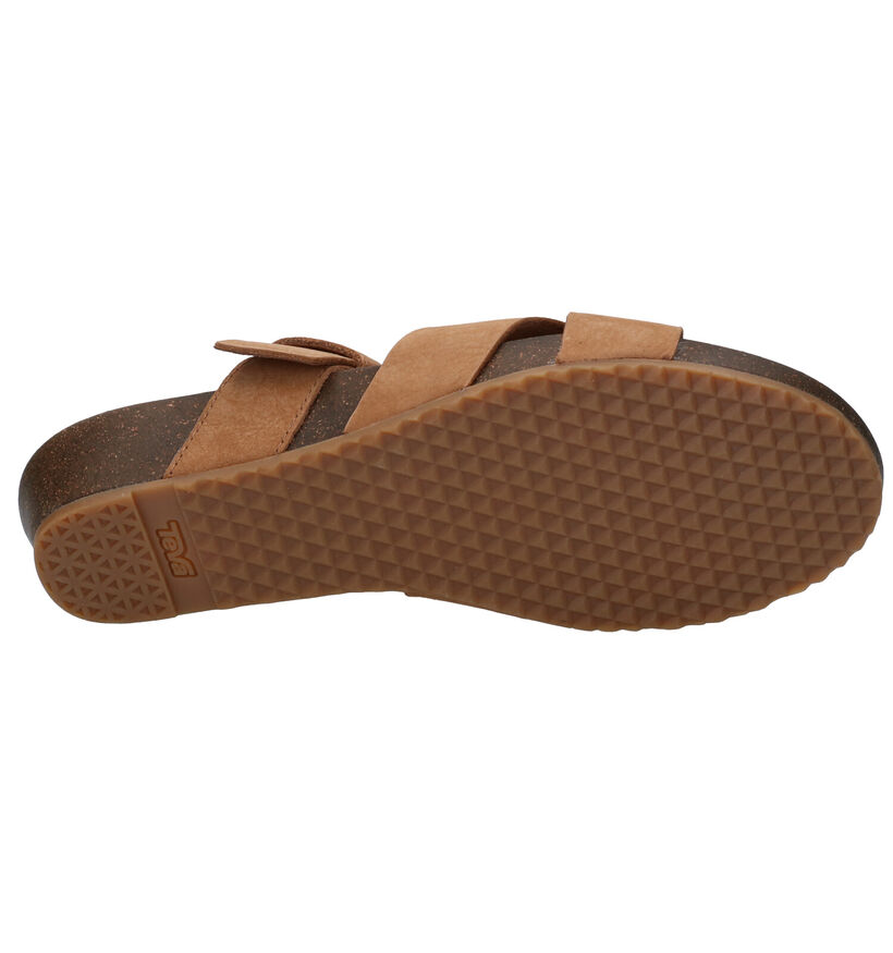 Teva Mahonia Nu-pieds en Marron en nubuck (270614)