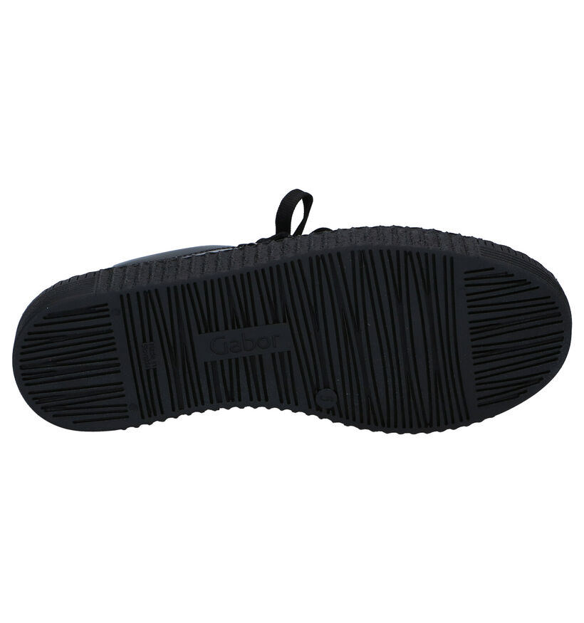 Gabor Best Fitting Chaussures à lacets en Noir en simili cuir (277804)