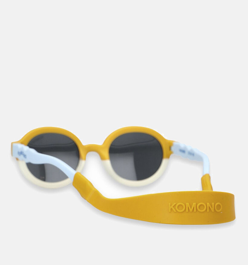 Komono Bebe Lemon Triplets Lunettes de soleil en Jaune/Beige pour filles, gar&ccedil;ons (371548)