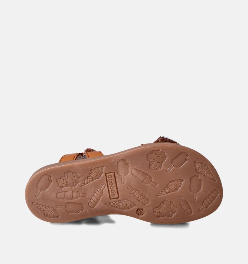 Acebos Sandales en Cognac pour filles (356753)
