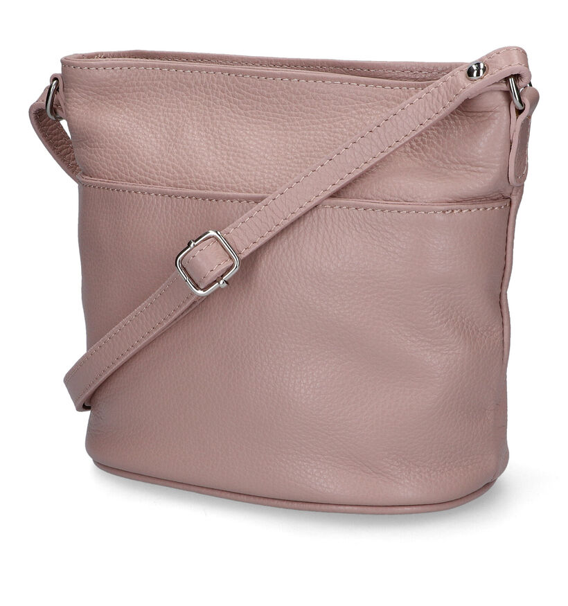 Time Mode Bubu 24 Roze Crossbody Tas in leer (311073)