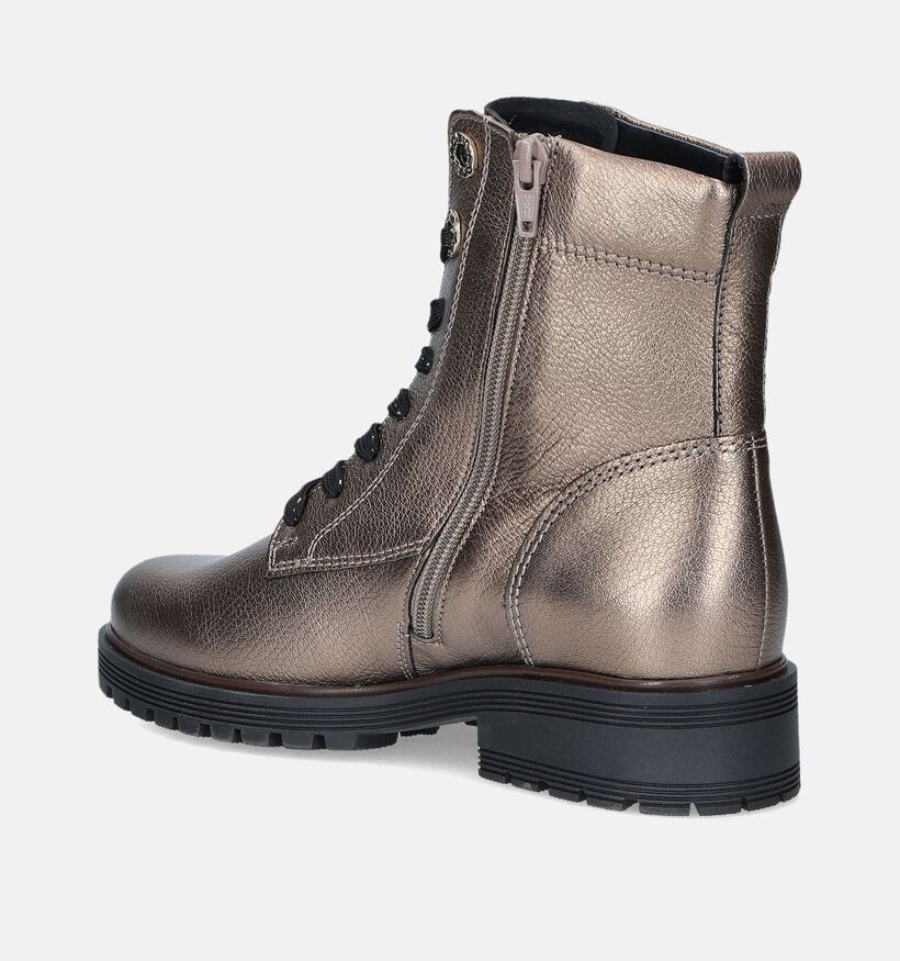 Gabor OptiFit Bronzen Bottines voor dames (347067) - geschikt voor steunzolen