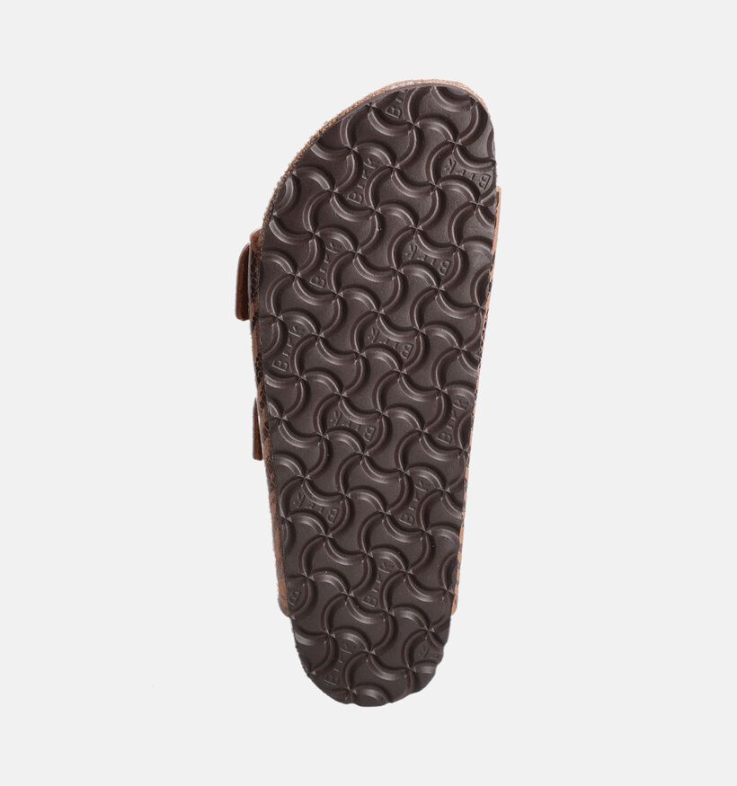 Birkenstock Arizona Synthetik Nu-pieds en Brun pour femmes (350850)