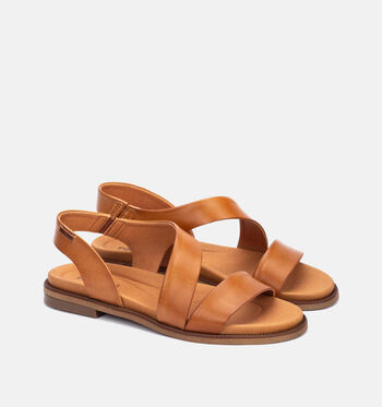 Pikolinos Sandales Noir/Blanc/Cognac