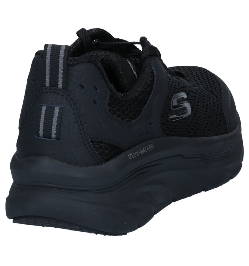 Skechers D'Lux Walker Baskets en Noir pour femmes (295685)