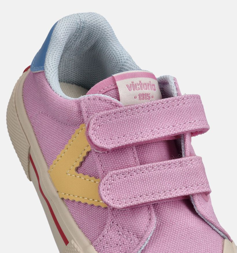 Victoria Tribu Roze Lage Sneakers voor meisjes (371002) - geschikt voor steunzolen