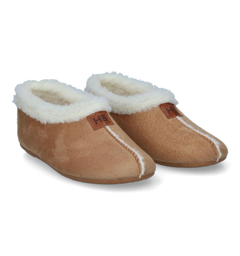 Hampton Bays Pantoufles fermées en Beige foncé pour filles (317185)