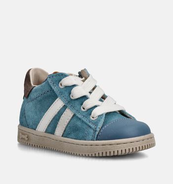 STONES and BONES Sneakers Bruin/Blauw/Groen