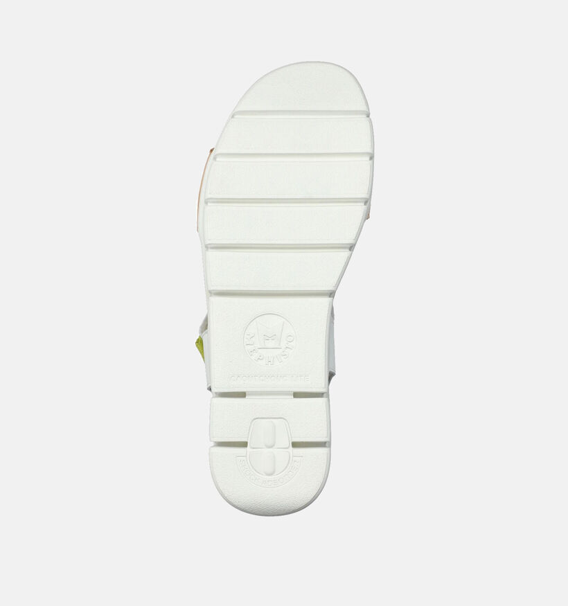 Mephisto Rosane Sandales avec talon compensé en Blanc pour femmes (354285)
