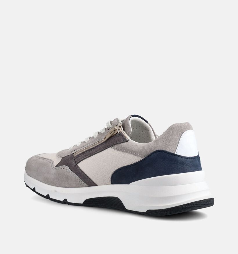 Solemade James Grijze/Blauwe Veterschoenen voor heren (373539) - geschikt voor steunzolen