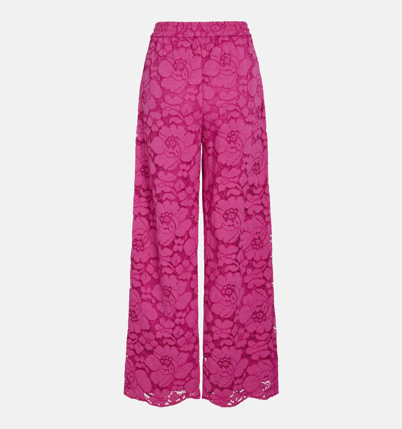 Vila Ceren Fuchsia Wijde broek voor dames (353011)