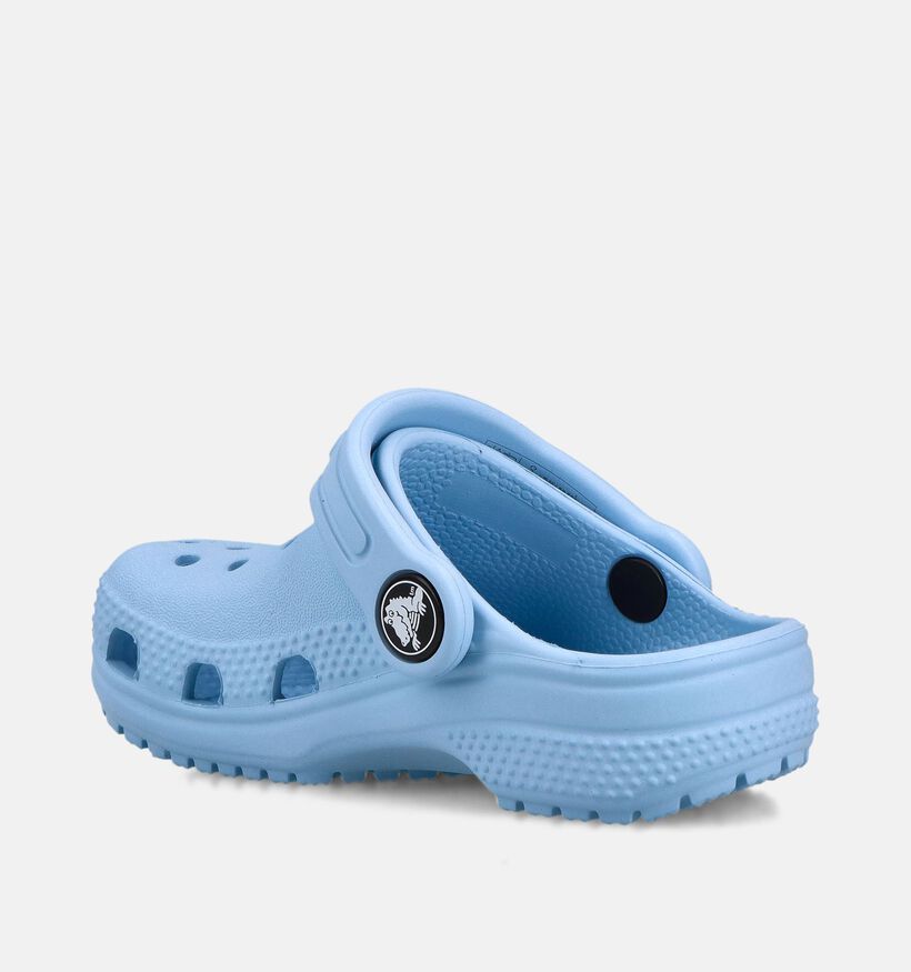 Crocs Classic Clog Nu-pieds en Bleu clair pour filles (371021)