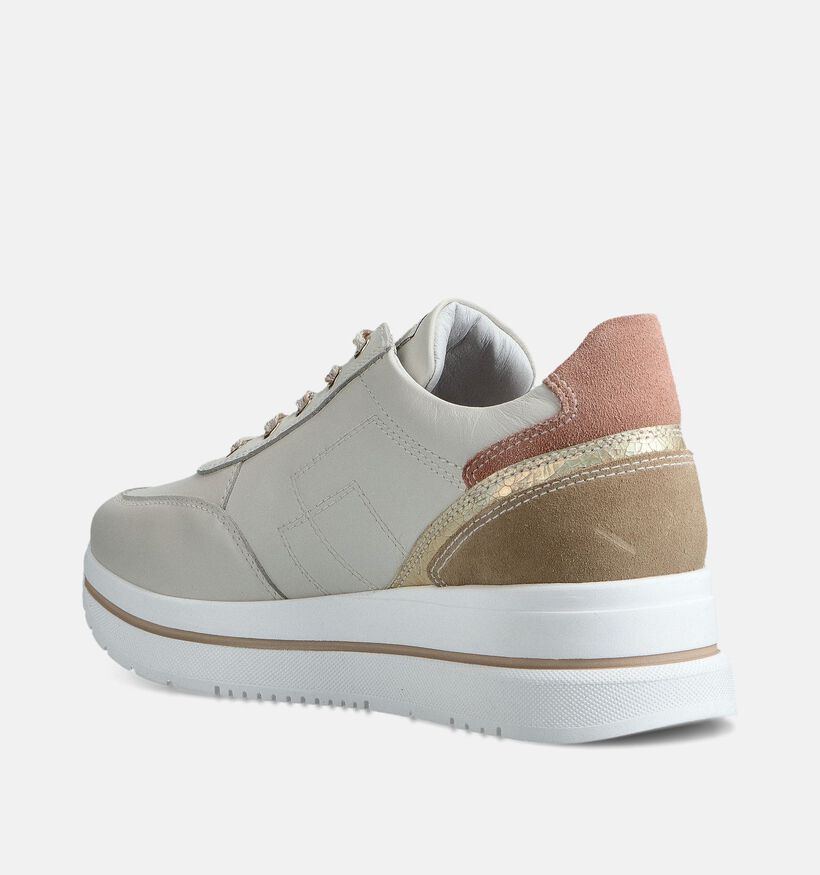NeroGiardini Baskets en Beige pour femmes (369084) - pour semelles orthop&eacute;diques