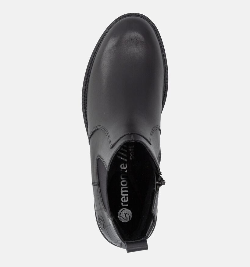 Remonte Boots Chelsea en Noir pour femmes (378040) - pour semelles orthop&eacute;diques