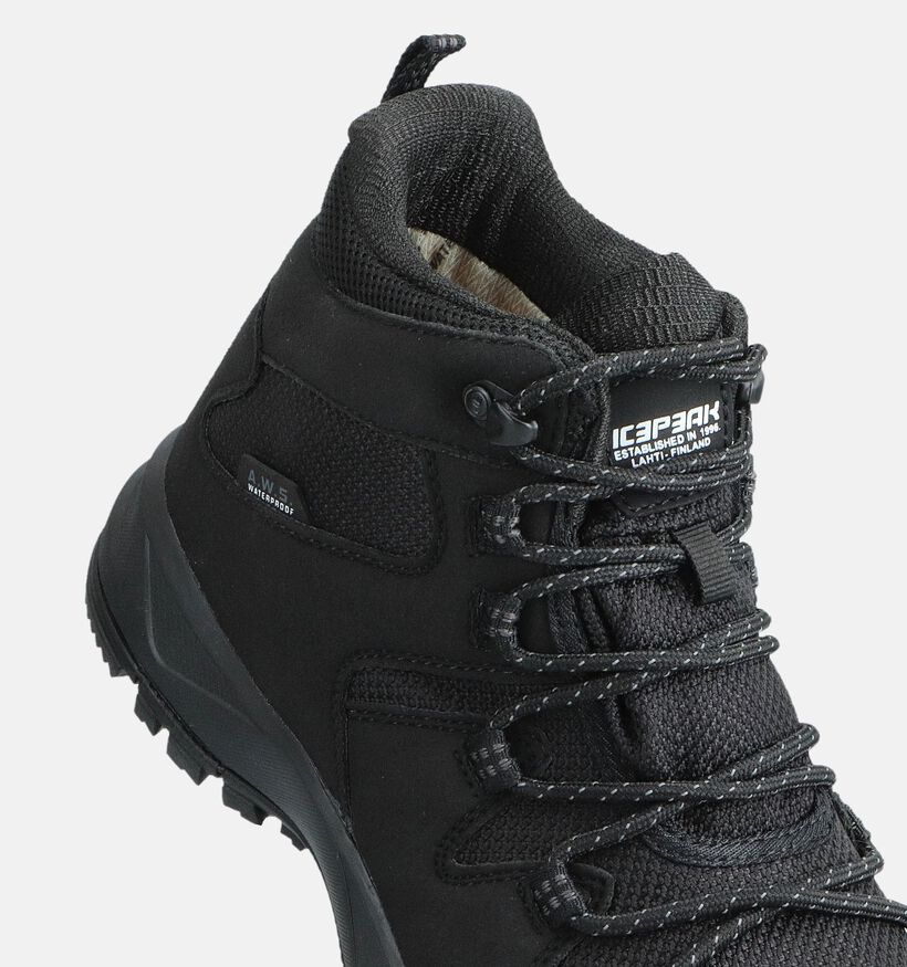 Icepeak Ansio MS Chaussures de randonnée en Noir pour femmes (361864) - pour semelles orthopédiques