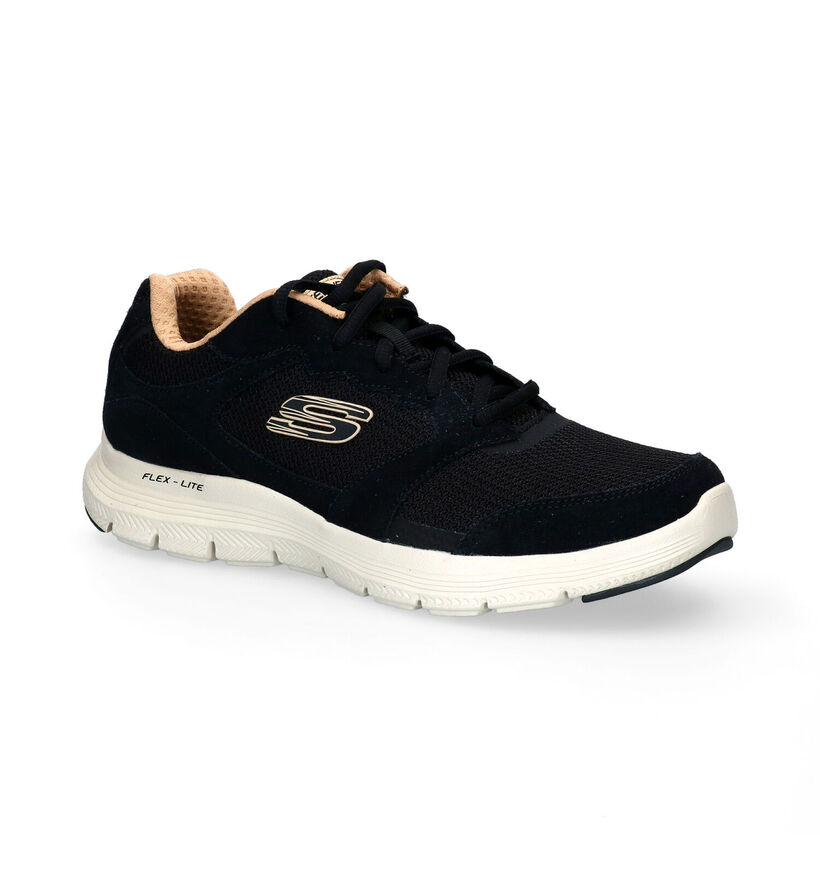 Skechers Flex Advantage Baskets en Noir en nubuck (293903)