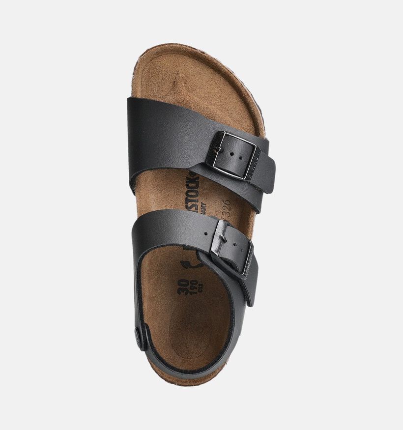 Birkenstock New York Zwarte Sandalen voor jongens, meisjes (352397)