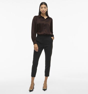 Vila Blouses Bruin/Roze