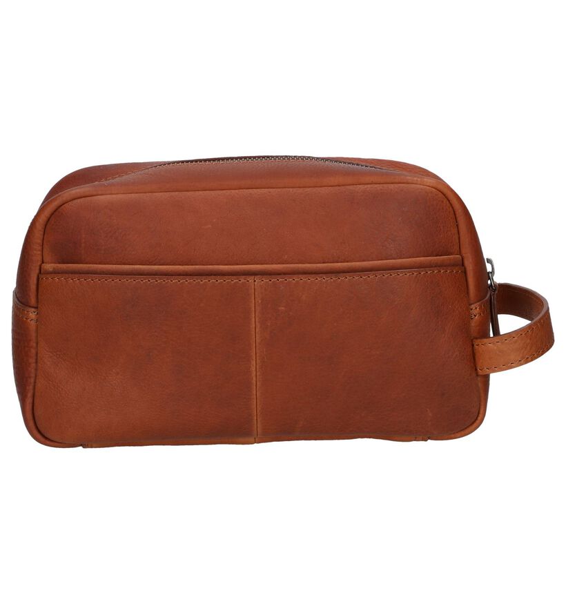 Burkely Trousse de toilette en Marron en cuir (249397)