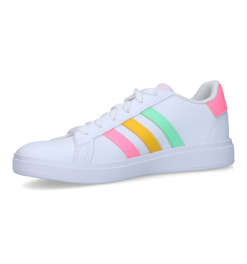 adidas Grand Court 2.0 K Witte Sneakers voor meisjes (332128)