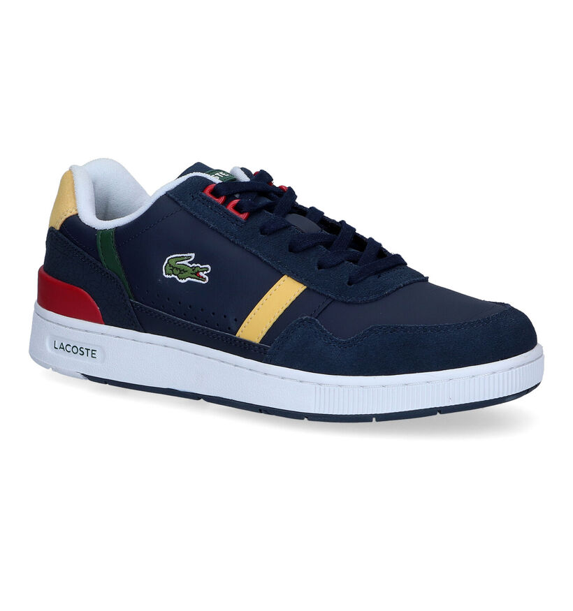 Lacoste T-Clip Blauwe Sneakers in daim (305640)