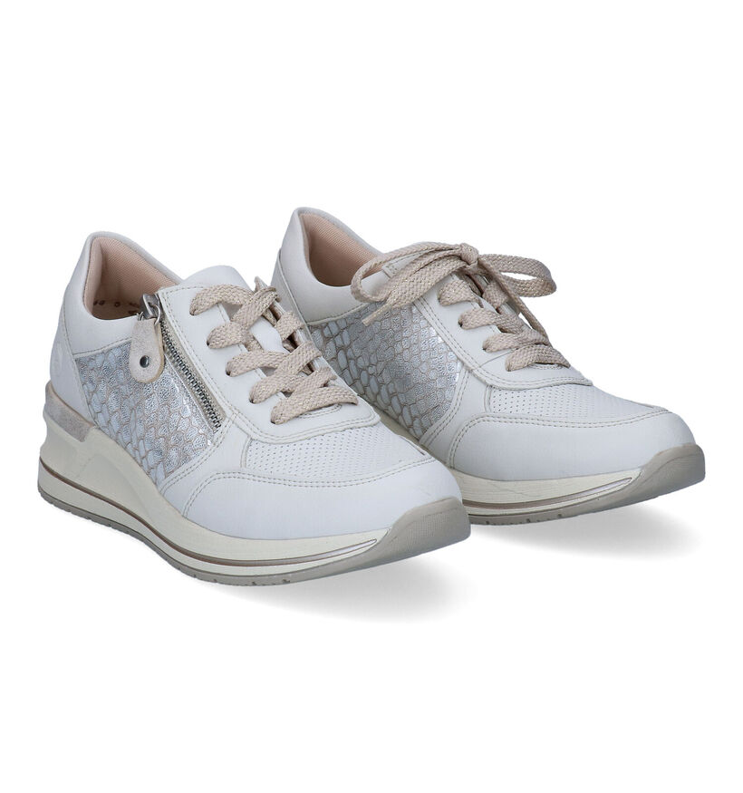 Remonte Baskets casual en Blanc en cuir (302808)