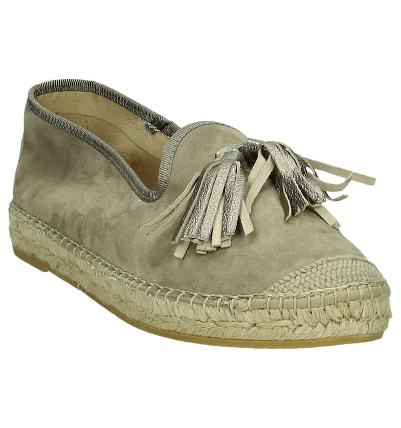 Vidorreta Espadrilles en Taupe en daim (194996)