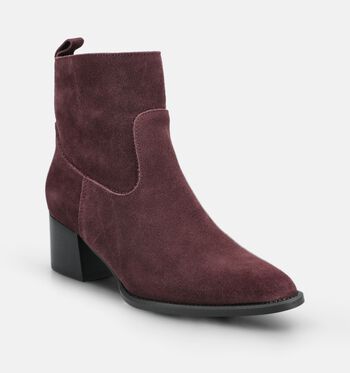 Poelman Posh by Poelman Bottines Bordeaux