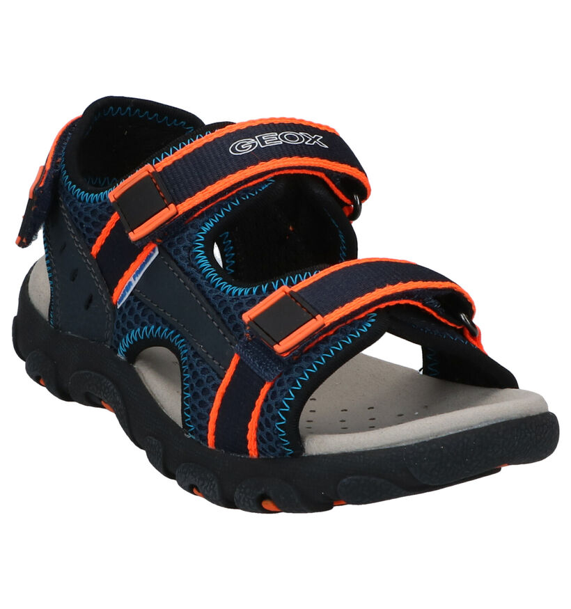 Geox Strada Zwarte Sandalen voor jongens (291777)