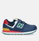 New Balance PV574CT Blauwe Sneakers voor jongens, meisjes (327753) - geschikt voor steunzolen