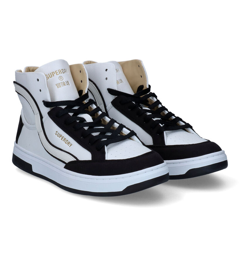 Superdry Vegan Witte Sneakers in kunstleer (305768)