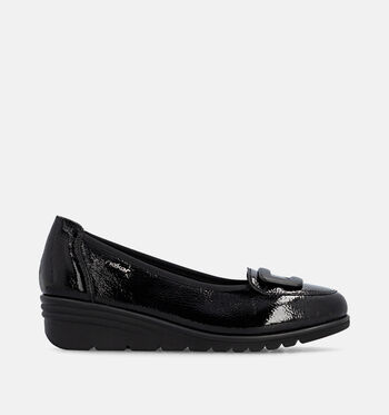Rieker Chaussures plates Noir