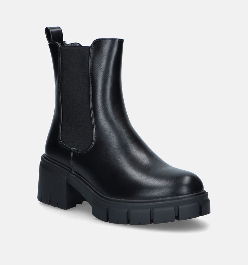 Posh by Poelman Bottines Chelsea en Noir pour femmes (345497)