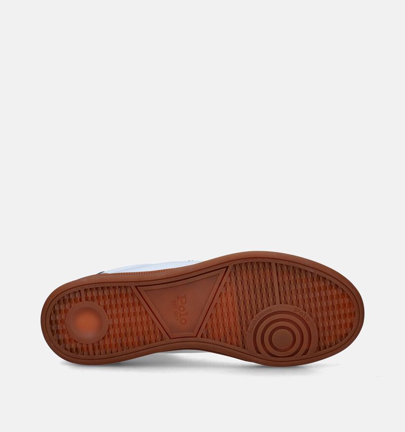 Polo Ralph Lauren Heritage Court Chaussures à lacets en Blanc pour hommes (344923)