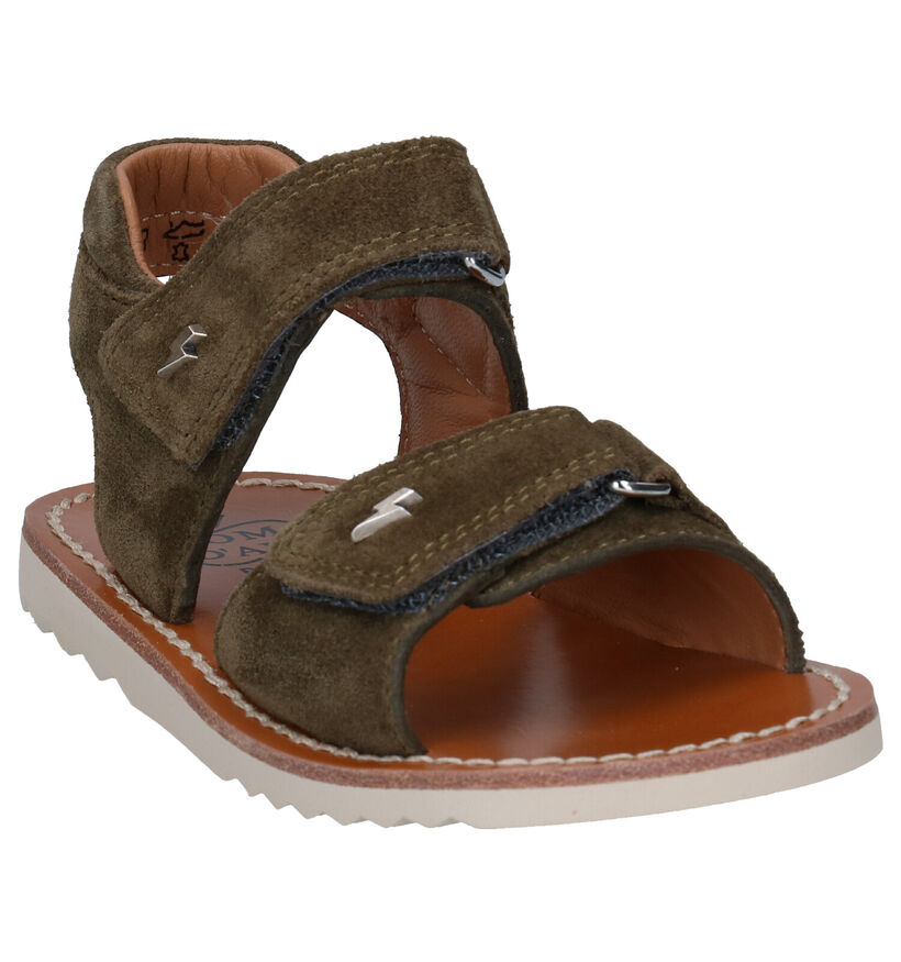 Pom d'Api Waff Easy Kaki Sandalen voor jongens (288601)