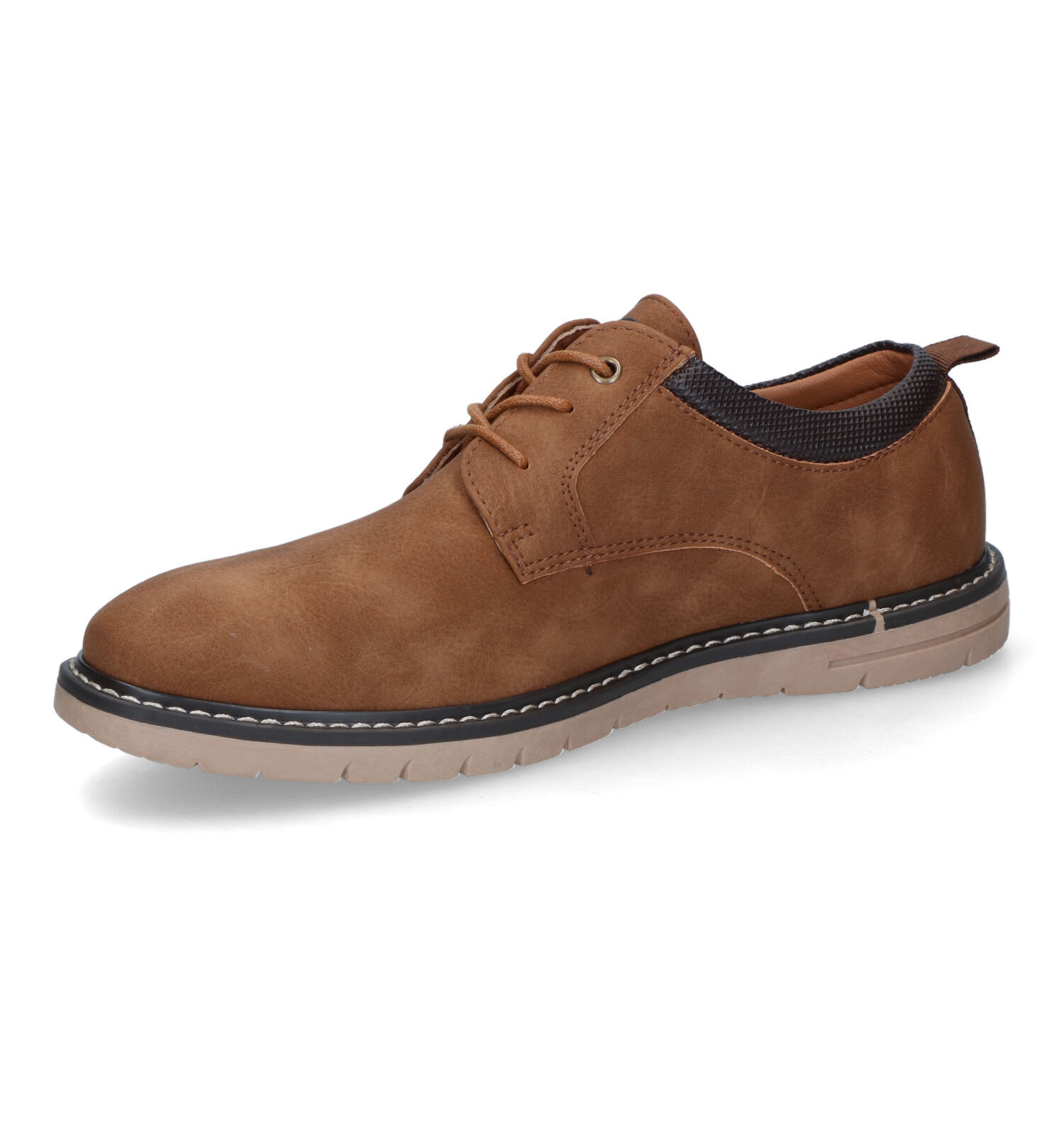 Xti Cognac Veterschoenen Heren Lage schoenen Online op TORFS.BE
