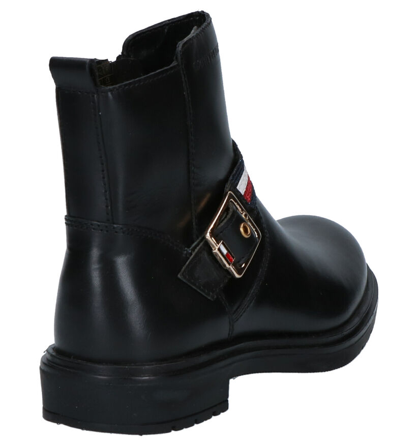 Tommy Hilfiger Chaussures hautes en Noir en cuir (256952)