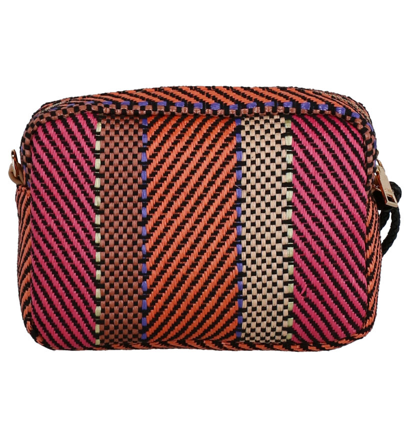 Keddo Oranje/Roze Crossbody Tas in stof (275239)