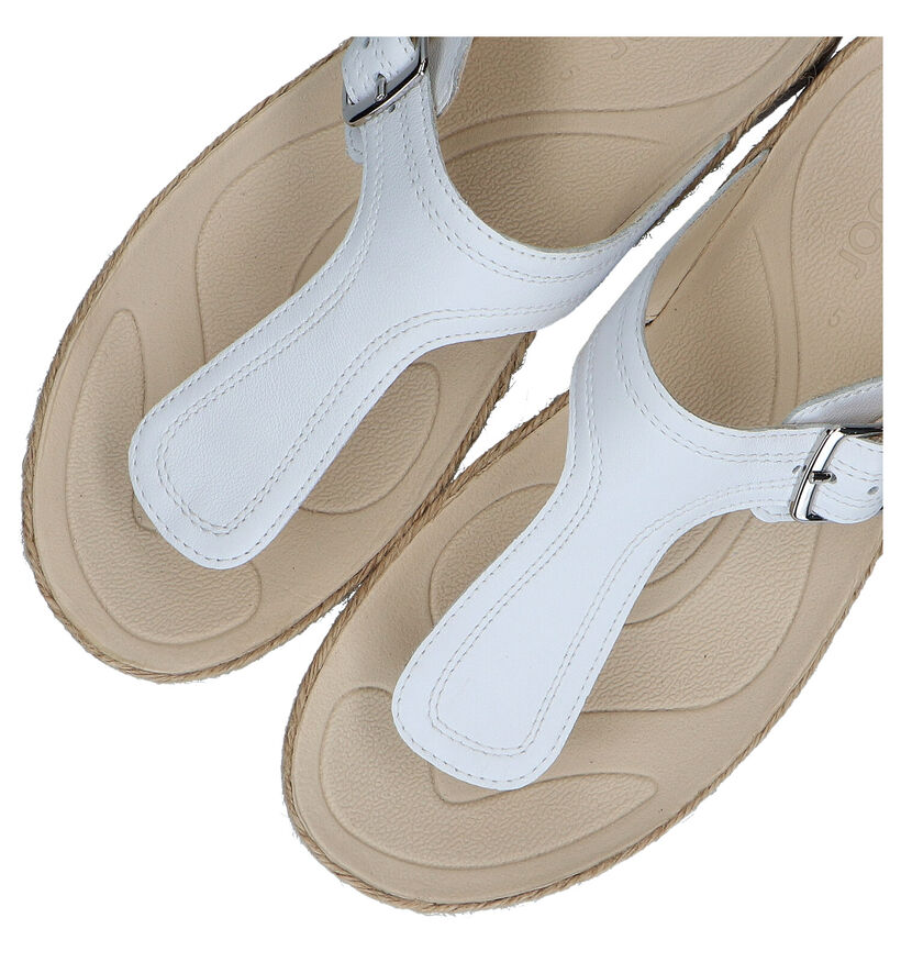 Gabor Best Fitting Witte Teenslippers in leer (287971)