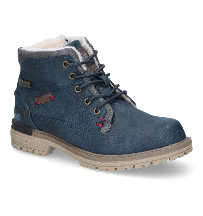 Mustang Cognac Boots in kunstleer (295780)
