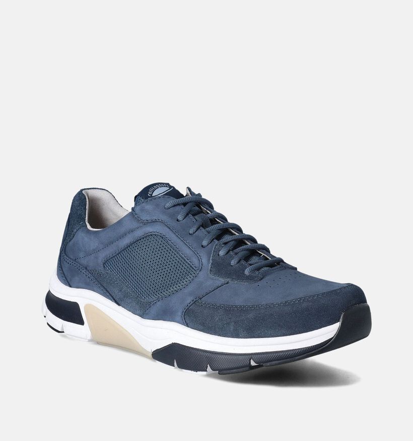 Pius Gabor Blauwe Veterschoenen voor heren (354897) - geschikt voor steunzolen