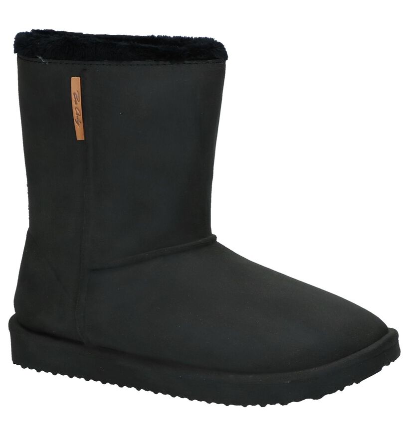 Zwarte Boots Be Only Cosy in kunstleer (224076)